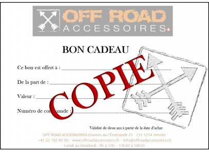 Bons Cadeau - Off Road...