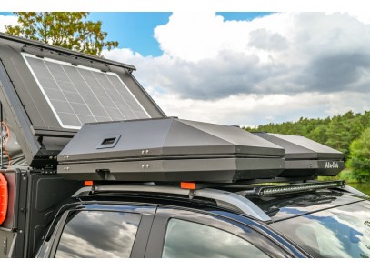 Roofbox Slimline 182L côté...
