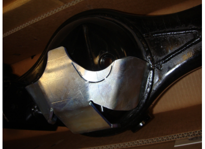 Blindage pont arrière...