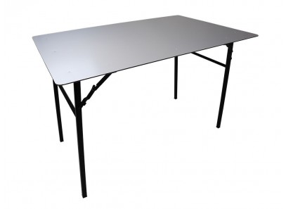 Table inox sous galerie -...